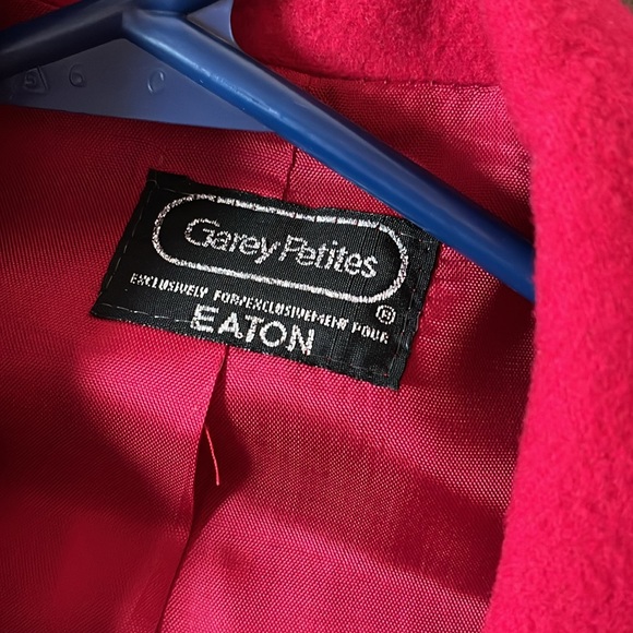 Deep Red Blazer. Size 12. Petite. - Picture 2 of 2